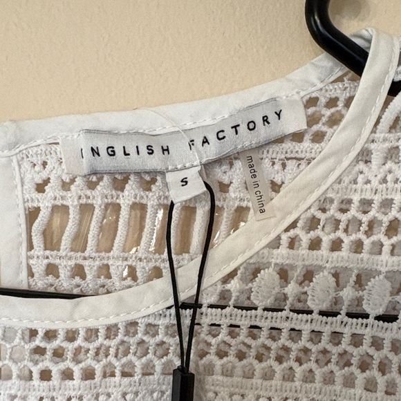 English Factory White Mini Dress - Picture 2 of 8